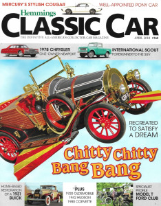 HEMMINGS CLASSIC CAR 2018 APR - CHITTY CHITTY BANG BANG, '78 CHRYSLER,INT SCOUT